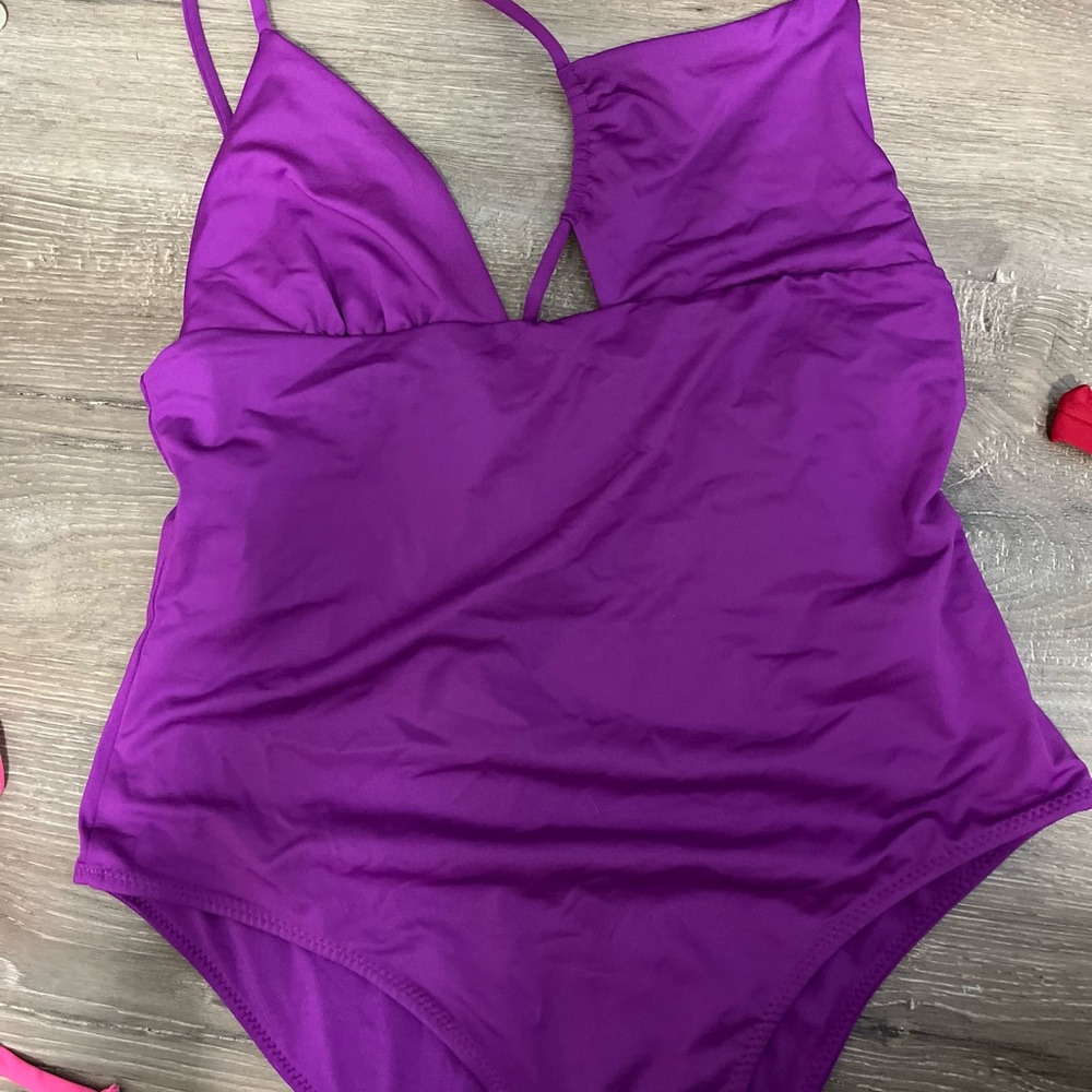 Zara Purple Bodysuit One Piece